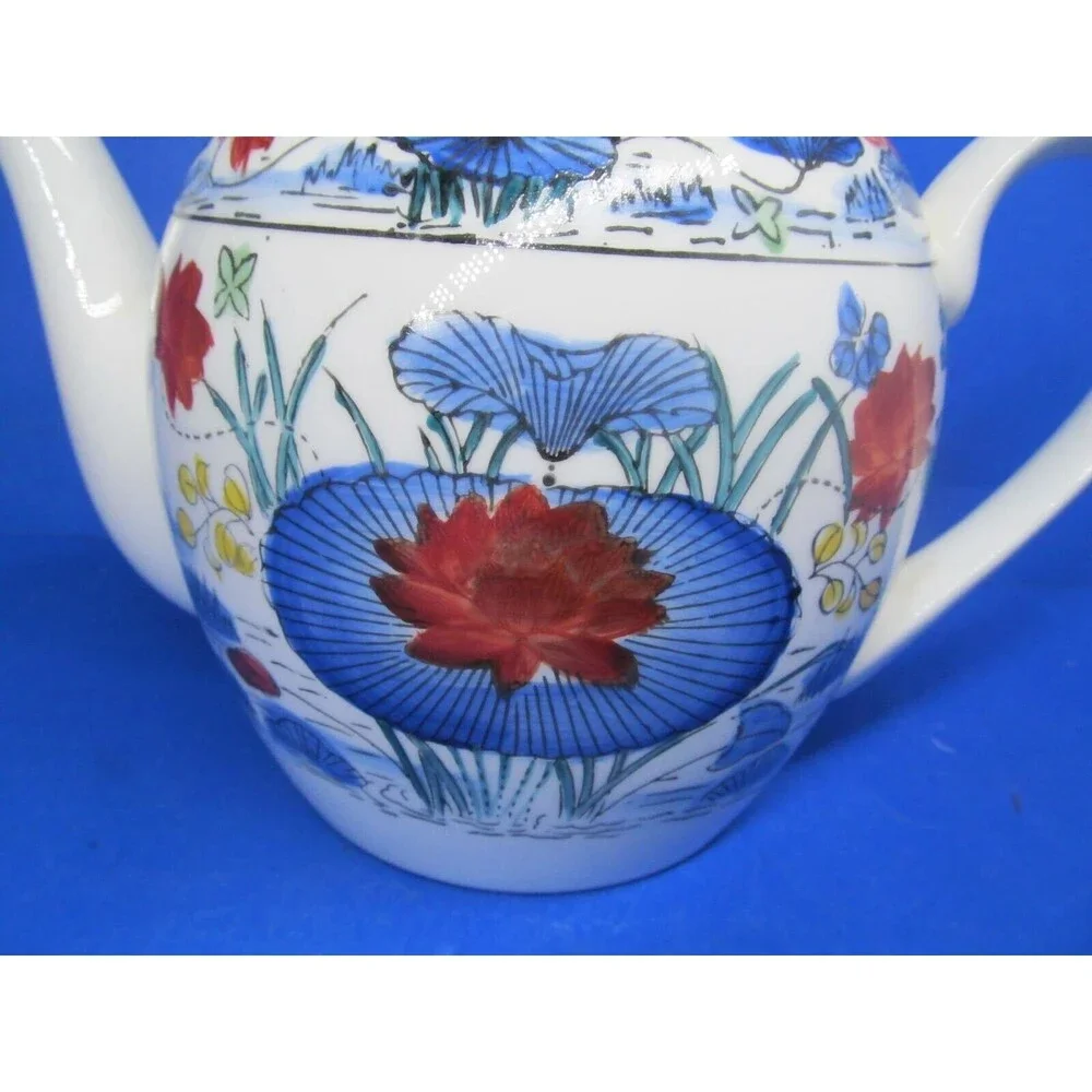 Williams Sonoma Grande Cuisine Ceramic Floral Teapot